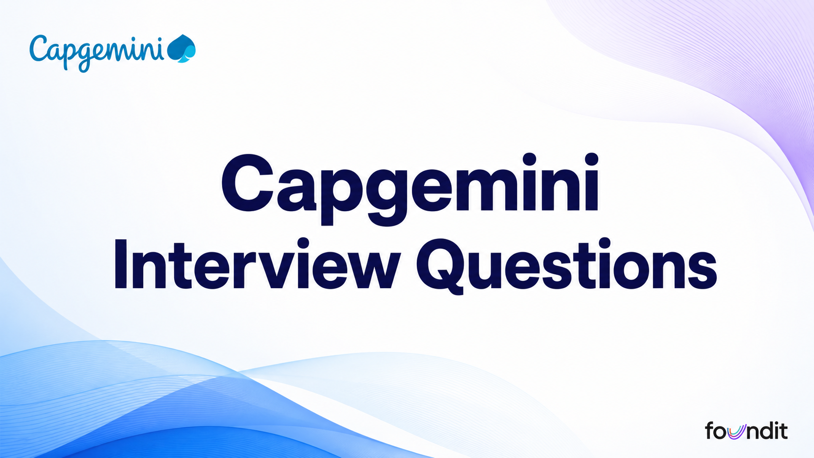 Capgemini Interview Questions